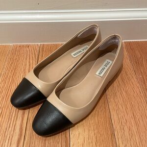 Steve Madden Blair Cap Toe Block Heel Ballet Flat